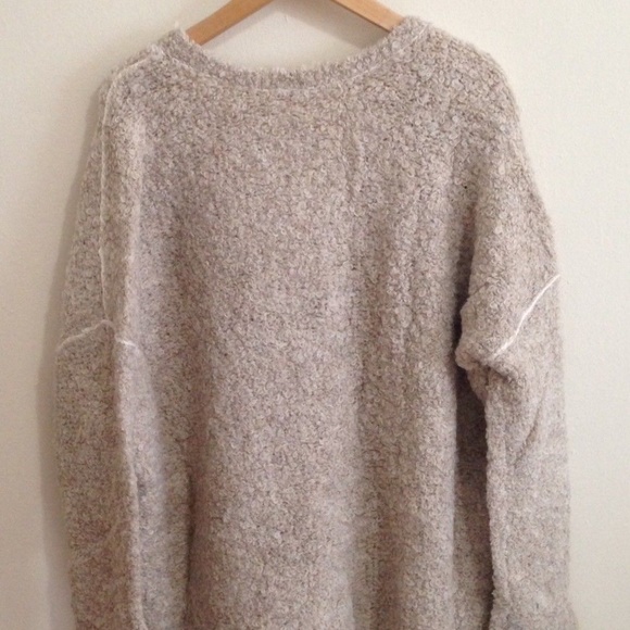 Free People Oversized Boucle Cardigan - Picture 4 of 8